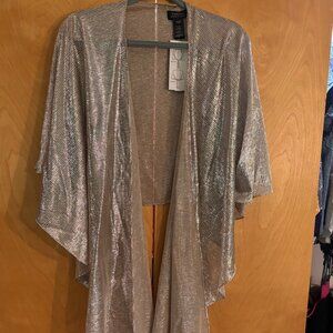 NWT Tahari Gold Flowing Wrap One Size Fits All